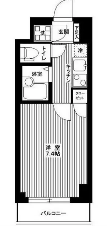 ラグーンシティ文京小石川 1階階 間取り