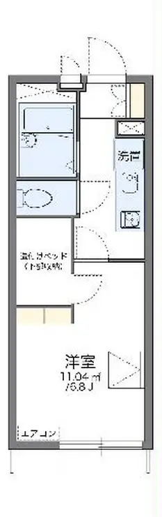 レオパレスファーレ8 1階階 間取り