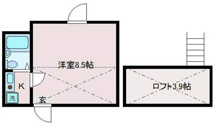 ソレイユ東向島 3階階 間取り