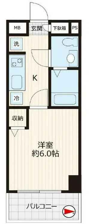 レアレジデンス稲毛 2階階 間取り