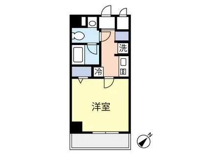 アランシア押上(1K/2階)の間取り写真