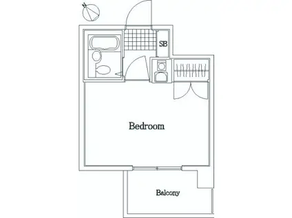 ヴエラハイツ鶴見(ワンルーム/3階)の間取り写真
