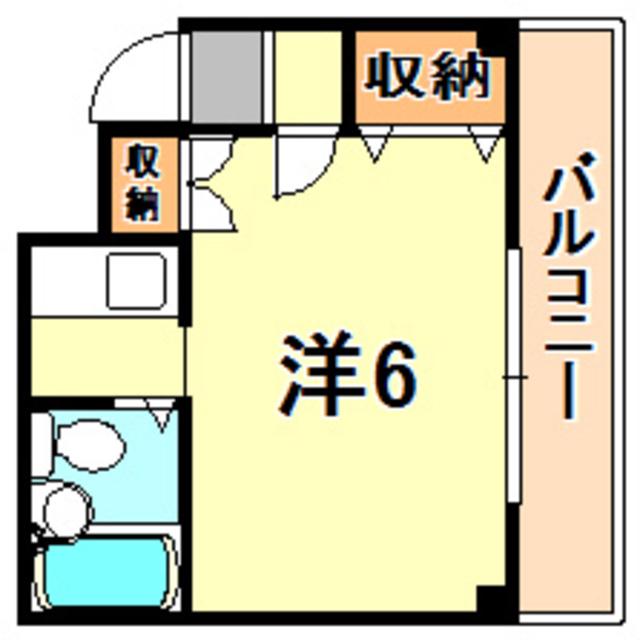 OLDKOBE(1K/4階)の間取り写真