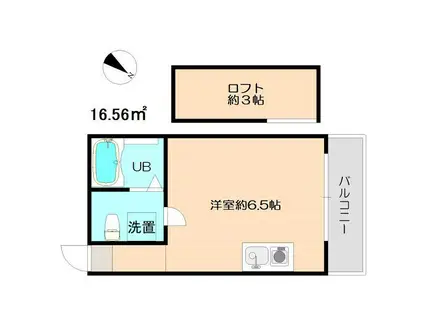 ファーストプレイス大塚(ワンルーム/2階)の間取り写真