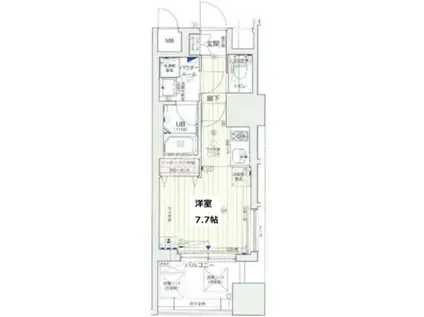 レオンコンフォート本町東3(ワンルーム/6階)の間取り写真