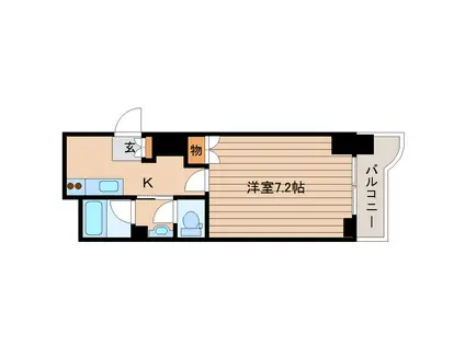 TC支倉(1K/3階)の間取り写真