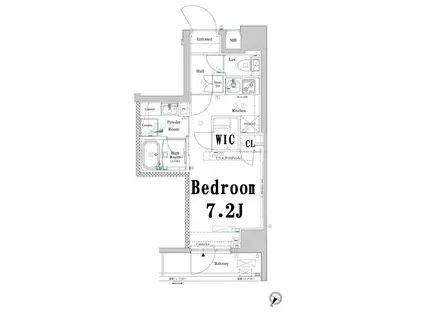 アクサス文京千駄木(ワンルーム/6階)の間取り写真