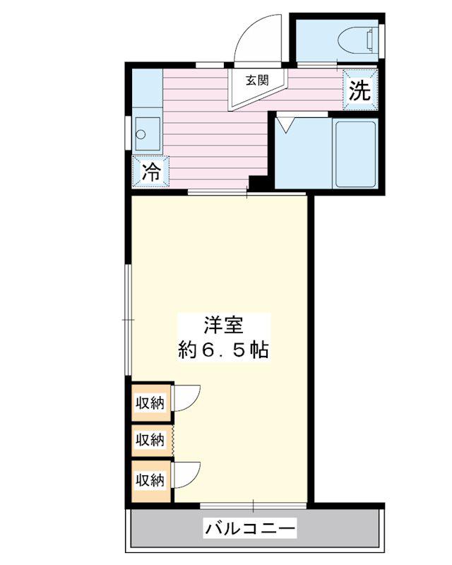 JANE ART 2(1K/2階)の間取り写真