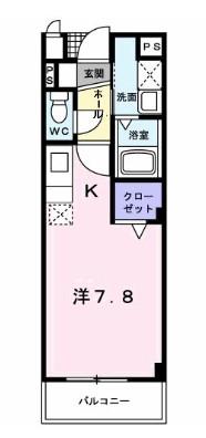 GOODDAY MANSION(1K/2階)の間取り写真