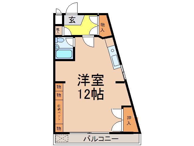 サクセス千種(ワンルーム/3階)の間取り写真