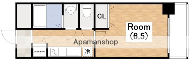 エストレージャ文の里(1K/6階)の間取り写真
