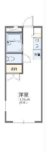 レオパレスANNEX新川崎(1K/2階)の間取り写真