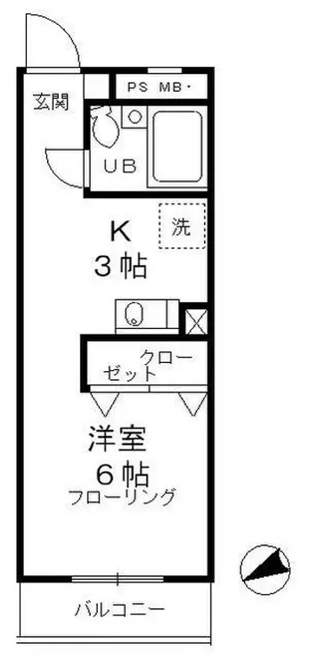 昭島コートエレガンスE 1階階 間取り