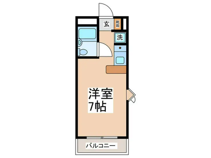 第二日進ハイツ 2階階 間取り