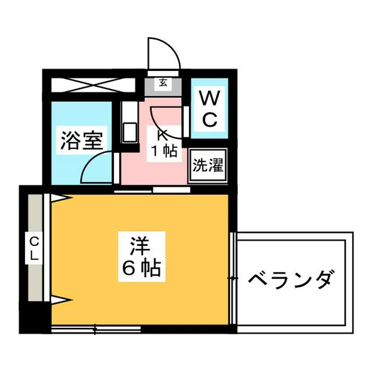 ホワイトハイムミカミ 3階階 間取り