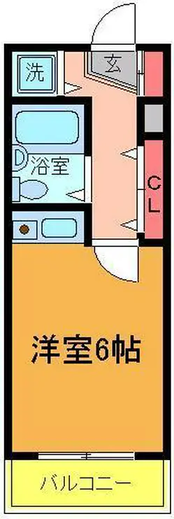 ジュネス八柱 3階階 間取り