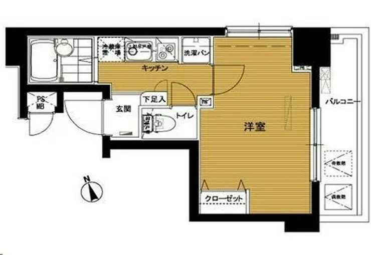 トーシンフェニックス南麻布 4階階 間取り