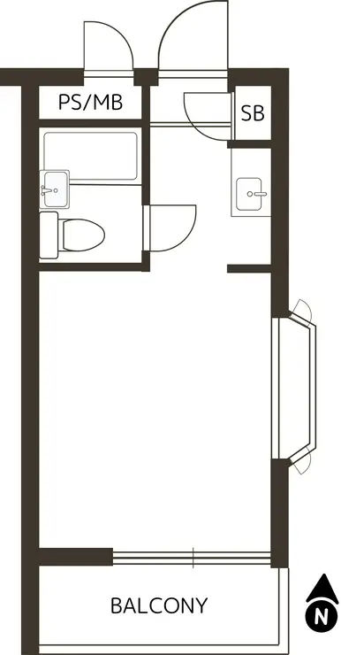 ユースフル都立大 2階階 間取り