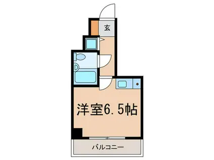 メインステージ武蔵関(ワンルーム/4階)の間取り写真