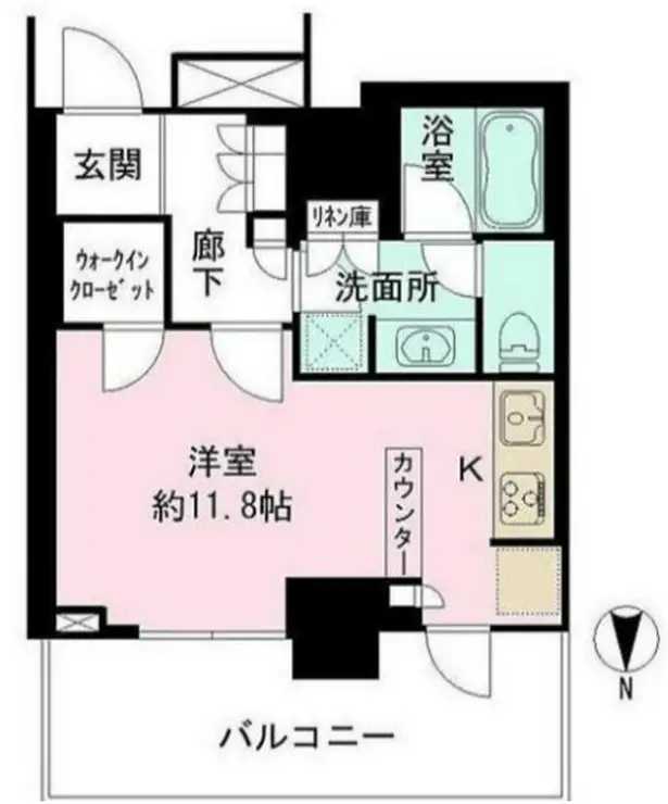 浅草タワー 8階階 間取り