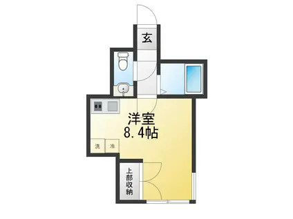ルーチェ西高島平(1K/1階)の間取り写真