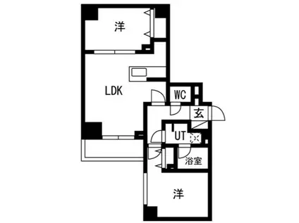 TRADIS錦糸町 TRADIS錦糸町(2LDK/7階)の間取り写真