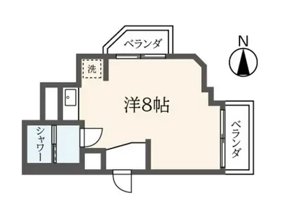 シェモア―武蔵(ワンルーム/3階)の間取り写真