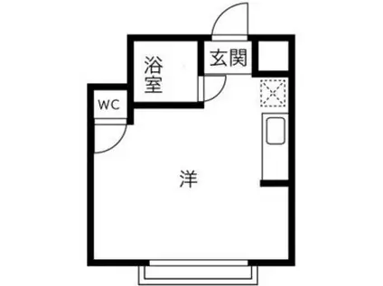 JPアパートメント東大阪II(ワンルーム/3階)の間取り写真