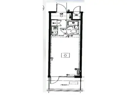 いづみニッテイ・ハイツ新宿(1K/3階)の間取り写真