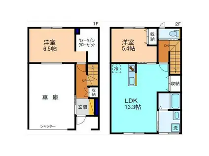 GARACE有松(2LDK/1階)の間取り写真