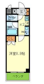 ホルス240(1K/5階)の間取り写真