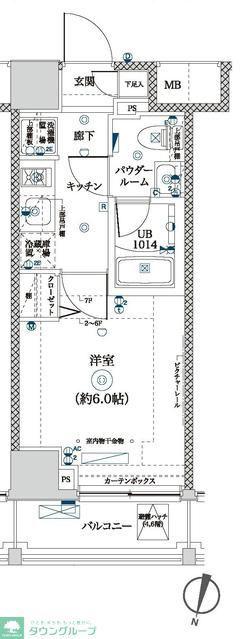 LA DOUCEUR吉野町(1K/4階)の間取り写真