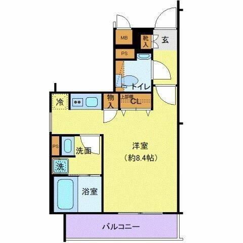 アルテシモ ルスト(ワンルーム/3階)の間取り写真