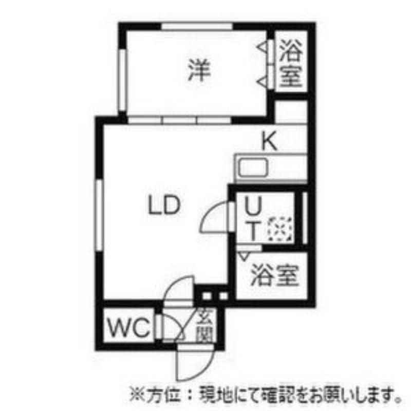 VERT(1LDK/2階)の間取り写真