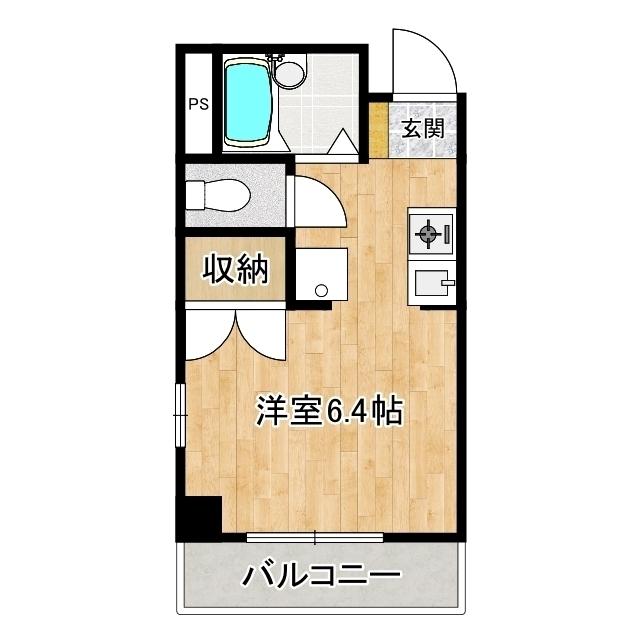 エトワール栄(ワンルーム/3階)の間取り写真