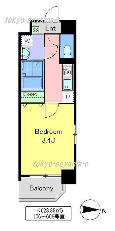 ゴールドフォレスト東向島 1階階 間取り