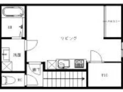 KO-KIN.HOUSE IMARIII(ワンルーム/2階)の間取り写真