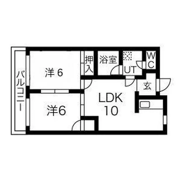 ベルベール星野 1階階 間取り