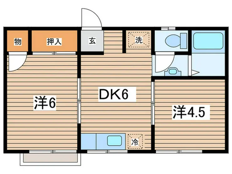 サンクレスト綱島 2階階 間取り