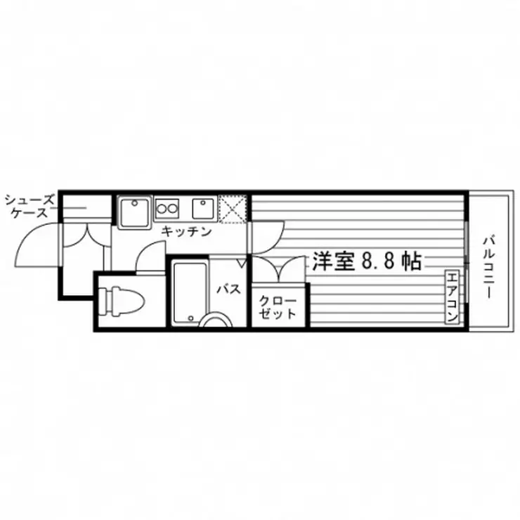 ゾンネ武蔵野 5階階 間取り