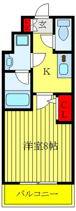 メイクスデザイン王子 2階階 間取り