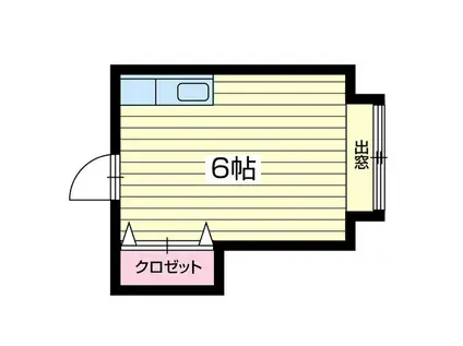 カーサグランデ 食事付下宿(ワンルーム/3階)の間取り写真