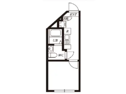 プラチナフォルム東十条II(1K/3階)の間取り写真
