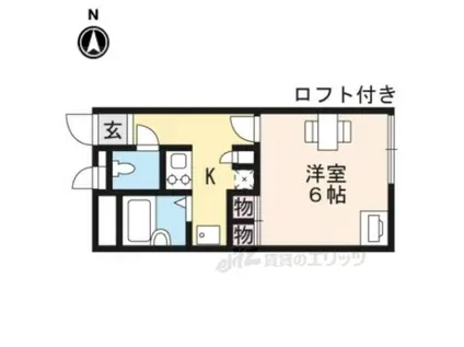 レオパレスUTOGARIA(1K/1階)の間取り写真