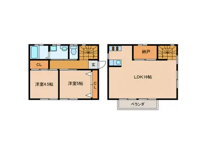 グランツ エクセレント(ワンルーム/1階)の間取り写真