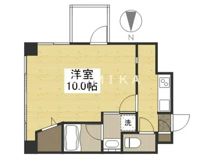 リッツ・ドエル・マンション(1K/2階)の間取り写真