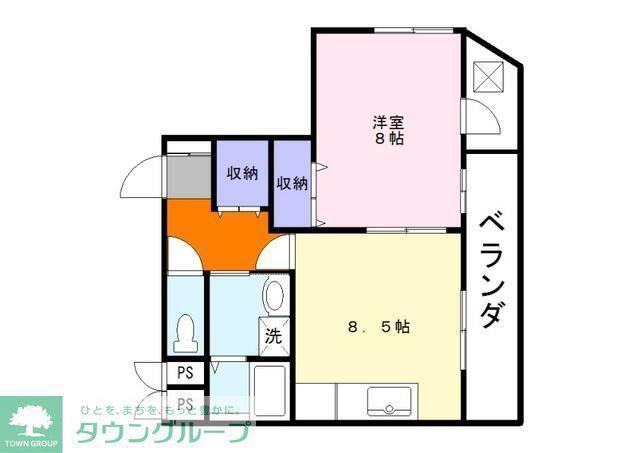 クリヨン38(1LDK/3階)の間取り写真