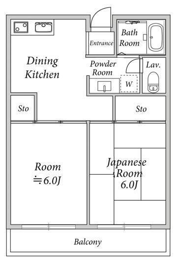プランドール南葛西(2DK/2階)の間取り写真