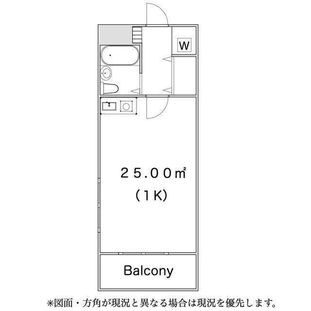 アネックス蕨(1K/2階)の間取り写真