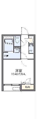 レオネクスト舎人(1K/2階)の間取り写真
